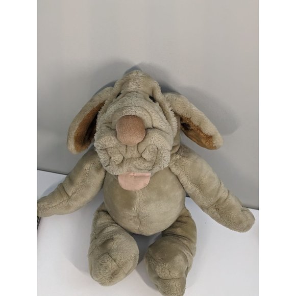 WRINKLES the DOG Vintage 80s Dog Puppets Lot of Two 15" WORKS - Picture 4 of 16